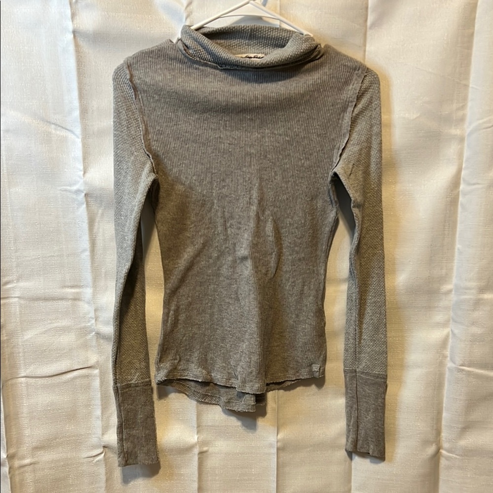 We the Free Ribbed Turtleneck Top